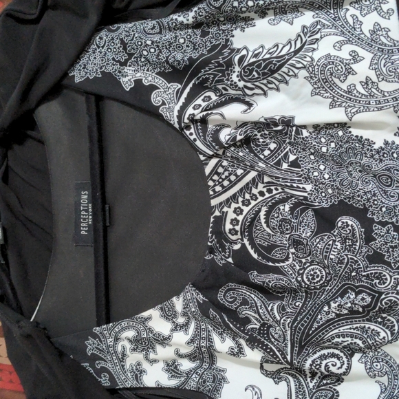 Perceptions New York Women's 2 Piece Dress and Light Jacket Cover. Size 16 - Picture 4 of 6